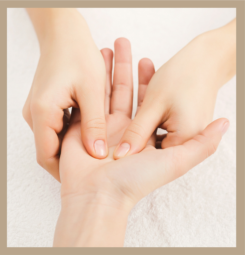 Massage des pieds et des mains